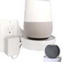 The Easy Outlet Shelf by Mount Genie - Works With All Outlets - 60 Second Install - Hidden Cord Cable Storage - Perfect Google Home Mount, Nest Wifi Mount, for Cameras, Voice Assistants, and More (Outlet Shelf Only - 1-Pack)