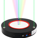 Aoikumo Hookah Laser Light Base Rechargeable battery Lounge Led Base Smoking Shisha Narguile Chicha Colorful Laser Force Field Tray, Black