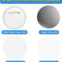200 Sets 2.25 inch 58mm Round Button Maker Supplies,2.28 inch Blank Badge Button Parts Making Kit for Maker Machine, Plastic Pin Backs with Blank Paper and Clear Film, Perfect for DIY Crafts