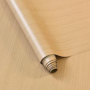 Large Size Wood Grain Contact Paper for Cabinets Drawers Light Brown/Yellow Wood Textured Peel and Stick Wallpaper Waterproof Self Adhesive Countertop Covering 31.5"x158" Wood Vinyl Wrap Wall Paper
