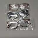 3 Pack Bifocal Reading Glasses For Women Men PC Rectangle Frame Anti Blue-ray Multifocal Readers with Spring Hinge (Bifocal-mixed Color)