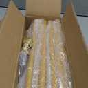 Over The Table Rod Stand with Clamps Adjustable 15''-47'' Tall 31"-90" Length Table Arch Stand and Fairy Lights Hanging for Wedding Birthday Home Party Decoration (Gold)