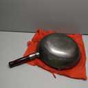 Carbon Steel Wok Traditional Hand Hammered Wok, 14 Inch, Round Bottom (Steel)