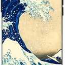 Berkin Arts Compatible with iPhone 12 Pro Case Silicone Cover with Screen Protector Japanese Style Ukiyo-e (The Great Wave by Katsushika Hokusai)