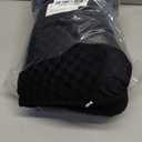 Leg & Knee Pillow for Side Sleepers - Upgraded Memory Foam Pillow Between Legs for Side Sleeping, Leg Pillow for Back, Hip, Sciatica Pain Relief, Side Sleeper Wedge Pillow (Black-no straps)