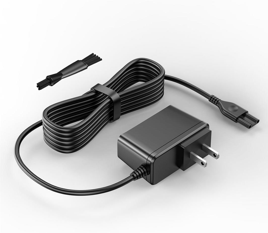 VHBW 5V Charger for Braun Series 9 9440 All-in-One Style Kit Compatible with AIO5490 AiO7440 AiO5470 Electric Trimmers Replacement Adapter for 463-5221