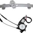 Car Window Levers Compatible with Accord Sedan 1994 1995 1996 1997 72250SV4A01 Front Left Power Window Regulator with Motor Assembly Window Regulator Lifter