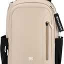 Sherpani Getaway, Casual Daypack Backpacks, Laptop Backpack, 22L Travel Backpack for Women, Travel Gift Bag, Fits 15'' Laptop, RFID Protection (Con Leche) (One Size)