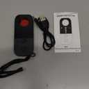 Hidden Camera Detectors for Hotel & Travel - 2025 Upgraded AI Detection Spy Finder - Features 7 Modes, Finds GPS Trackers & Wireless RF Bugs in Office, Car, Bathroom - Long 720-Hour Battery (Black)