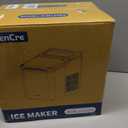 Ice Makers Countertop, 26.5Lbs/24H Ice Machine with 2 Sizes Bullet Ice, 9 Ice Cubes Release in 6 Mins, Self-Cleaning Portable Ice Maker with Ice Scoop and Basket for Home Kitchen Office Bar RV