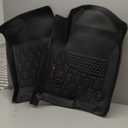 Floor Mats Fit for 2019-2026 Chevy Silverado 1500/GMC Sierra 1500, 2020-2026 Chevrolet Silverado/GMC Sierra 2500HD/3500HD Crew Cab with Rear Under-Seat Storage, TPE All Weather Floor Liner Car Mats