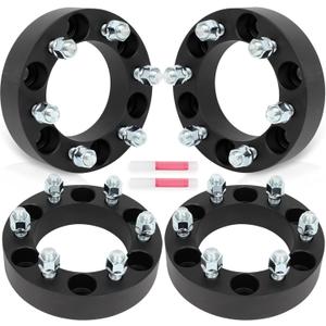 SCITOO 4Pcs Wheel Adapters 1.5 inch 6x5.5 to 6x135 Bore 108mm Studs 14x1.5 6 Lug Wheel Spacers Adapters Fit for Chevrolet Tahoe for Chevrolet Avalanche for Chevrolet Blazer for Chevrolet