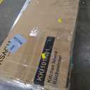 VASAGLE Kitchen Island with 3 Shelves, 39.4 Inches Width Kitchen Shelf with Power Strip, Large Worktop, Stable Steel Structure, Industrial, Easy to Assemble, Rustic Brown and Black UKKI105K01