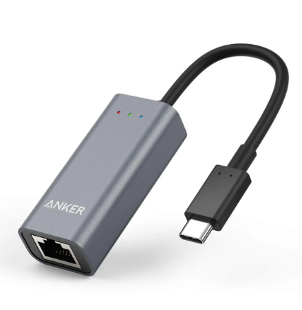 Anker USB C to Ethernet Adapter, Portable 1-Gigabit Network Hub