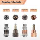 Cutting torch quick connect fittings | Oxy acetylene quick connect fittings | Oxy Fuel Quick Connect Coupler Set, 9/16 inches
