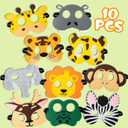 DMIGHT Jungle Safari Party Favors Set Wild Animals Set for Kids Birthday Gifts, Wild Theme Party favors for Kids Birthday Party Baby Shower Goodie Bag Fillers Jungle Safari Party Supplies (Animal)