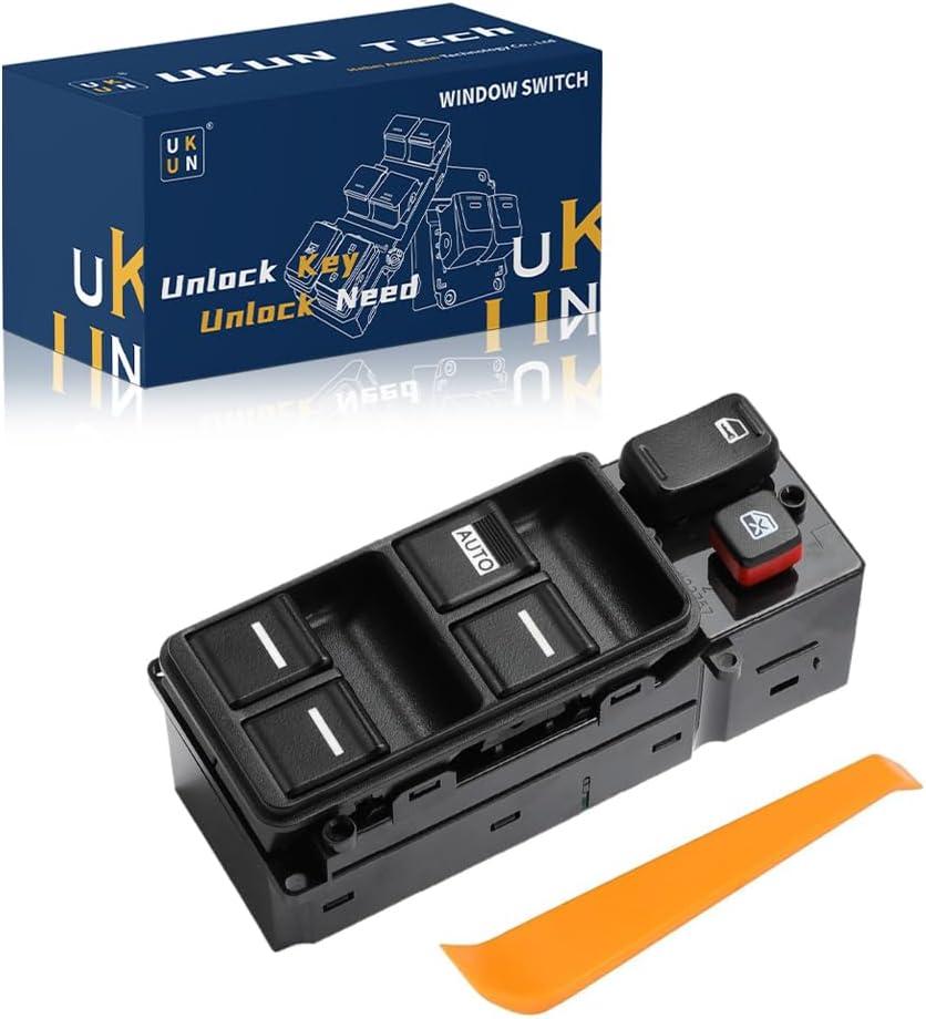 OEM OE Number:35750-SDA-HO7 Master Power Window Switch for 2003-2007 Honda Accord DX LX SE Sedan 2.4L 3.0L Original Light Color replace35750-SDA-H02 35750-SDA-A12 Driver Side