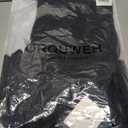 Short Sweater Dress for Women Cutout Sexy Bodycon Ribbed Knit Separate Sleeve 2025 Fall Winter (Black, L)