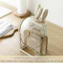 Knife Holder, Caliamary Kitchen Cabinet Knife Holder without Knives, Universal Metal Knife Block Cutting Board Organizer, Kitchen Storage Organizer (White)