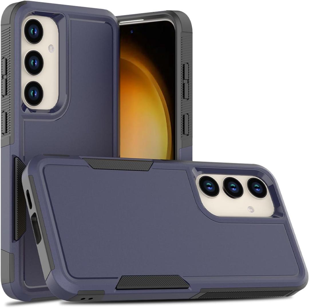 Dionsibei Designed for Samsung Galaxy S24 Plus Case 2 in 1 Military Grade Drop Heavy Duty Rugged Shockproof Protective Cover Case for Galaxy S24 Plus Phone Case (Blue)