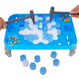 DR.DUDU Ice Breaker Game Save Penguin On Ice Block Family Funny Game Penguin Trap Activate Game Children's Day Gifts, Small