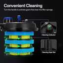 VIVOGROW Bio Pressure Pond Filter, with 13W UV-C Light, 2630 GPH Suitable for Koi Ponds up to 1300 Gallons or Landscape Pools up to 2600 Gallons
