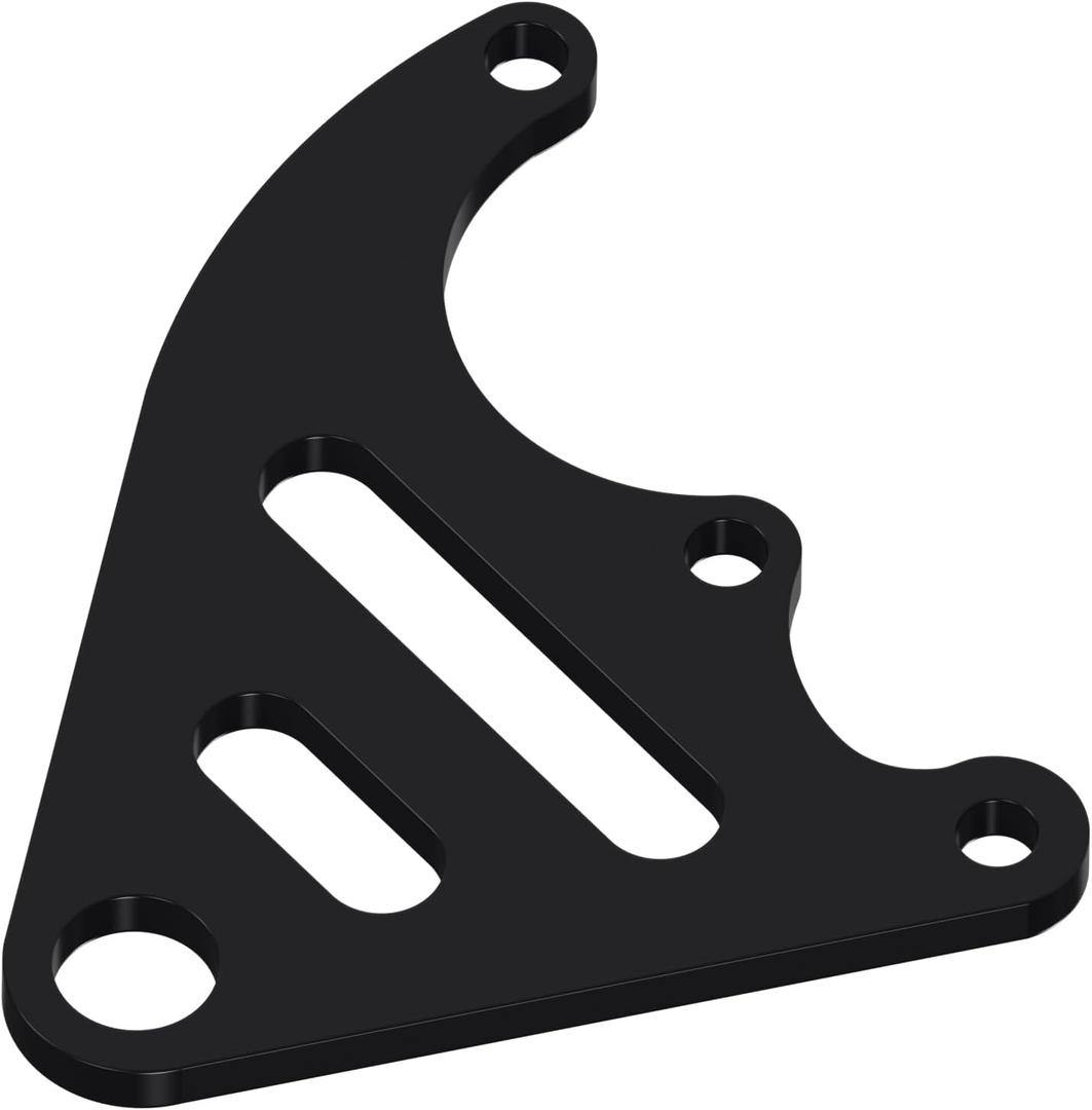 Mini Bike Hydraulic Brake Caliper Bracket Kit Compatible with Monster Mega Moto 80 105 MM-B80 MM-B105 MM-E1000, Rear Brake Mount Replacement for 80cc 105cc 2.5HP 3.5HP Minibike Parts (Black)