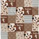 Western Blanket, Western Decor for Nursery Room, Baby Blankets for Boys Girls, 30x40 inches Baby Cowboy Blankets, Soft Warm Lightweight Nursery Bed Blanket for Newborn Toddlers