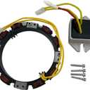 592830 10-16 Amp Alternator Compatible for Briggs Stratton 96458 691064 393295 845907 394890 797375 393374 691185 S2546 S1742 SST18 X330 Z225 Z425 Z445 GT235 LT166 with 845907 Voltage Regulator
