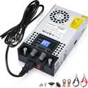 AC to DC Converter 110V-12V DC Power Supply Adjustable 0-24V 0-25A SMPS Max 600W Switching Power Supply for Led Strip, Motor Pump, CCTV, 3D Printer, Lab Computer