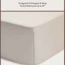 Cozy Earth Luxury Bed Sheet Set - 100% Viscose from Bamboo Fabric, Ultra-Soft & Breathable, Fits Regular & Deep Pocket Mattresses up to 20" - 4 Pieces King Sheet Set Driftwood