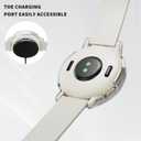 Screen Protector Case for Garmin vvoactive 5 Smartwatch, [4-Pack] Hard PC Bumper & Tempered Glass Film Replacement Accessories for Garmin vivoactive 5 (Black/Green/Navy Blue/Clear)