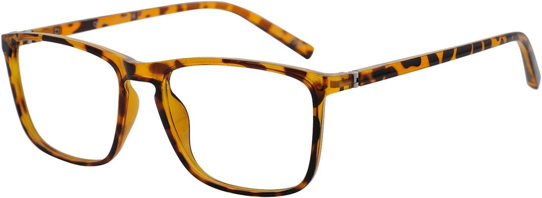 Mens Reading Glasses Stylish Readers Large Lightweight Reader 1.0 1.25 1.5 1.75 2.0 2.25 2.5 2.75 3.0 3.5 4.0 (Tortoise)