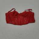 Avidlove Lace Bralette for Women V Neck Bustier Corset Tops with Underwired Racerback Adjustable Strap Crop Top, S