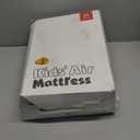 QPAU Inflatable Toddler Travel Bed with 3-Sided Safety Bumpers, Extra Large Kids Air Mattress, Includes Detachable Mattress, Portable for Camping, Travel, Home Use (Cyan)