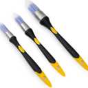 Mister Rui Trim Brush Set, 3 Pcs Paint Brushes for Painting Walls, Trim Paint Brush, Small Paint Brush, Small Brushes for Painting, 5/8, 3/4 and 1