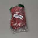 Frienda Dog Ear Muffs Noise Protection, Neck 14.96 Inch Fits Medium Dogs, Knitted Calming Hood for Dogs, Fireworks Thunder Anxiety Relief, Fleece Inner Warm Beanie Hat(Red)