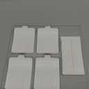 TAILI Picture Hangers 4 Pcs, Damage Free Picture Hangers for WallsAdhesive Picture Hanging Hooks Without NailsArt Hanger for Bathroom Kitchen Home Door Closet, Inclue 2 Extra Strips