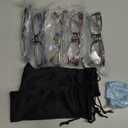 Kerecsen Reading Glasses 5 Pairs Fashion Ladies Readers Spring Hinge with Pattern Print Eyeglasses for Women (Mix Color -2, 2.25)