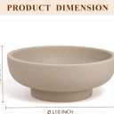 YMXYJM Large Decorative Bowl, Modern Handicraft Resin Bowls for Home Decor, Decorative Fruit Bowl for Kitchen Counter, Stylish Key Bowl for Entry Table, Artificial Stone Resin Beige