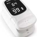 HealthSmart Digital Fingertip Sport Pulse Oximeter, Fast Results, Clinically Accurate, Easy-To-Read LED Display, Auto-Shutoff (ONE SIZE)