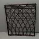 Small Coffee Table Storage, Square End Tables Blanket Basket with Lid for Living Room Folding Storage Side Table 1 Pack