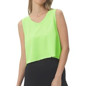 sissycos Women's Workout Racerback Tank Tops Loose Fit Sleeveless Athletic Shirts (Apple Green)