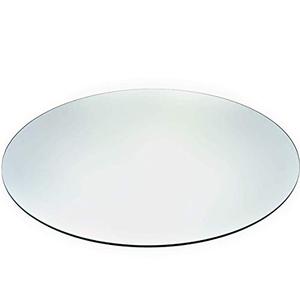 Audio-Visual Direct 42" Round Tempered Glass Table Top with Pencil Edge