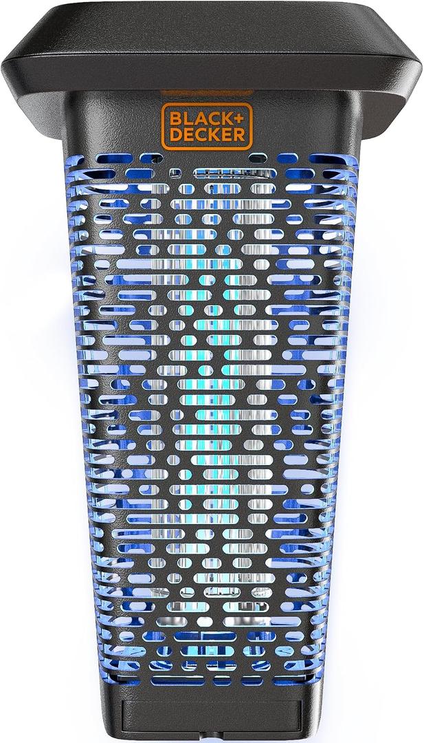 Bug Zapper & Fly Trap-Mosquito Repellent- Gnat Killer Outdoor & Indoor Electric UV Bug Catcher for Insects- 2 Acre Coverage for Home, Deck, Garden, Patio Commercial Strength