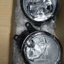 Left & Right Fog Light Assembly Compatible with Toyota Venza Avalon Camry Corolla Highlander Matrix Prius RAV4 Solara Yaris, Lexus GS350 HS250h LX570 RX350 RX450h 2006-2013 with H11 12V 55W Bulbs