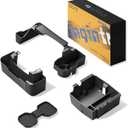 QINQINTU for Jeep Wrangler JL JLU 4XE(20182026) & Gladiator JT(20202026) Center Console Organizer Tray [Maximize Storage & US Patent] Cup Holder for Jeep Gladiator & Wrangler Accessories Black