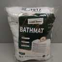 Pearl Linens Pack of 6 100% Cotton Bath Mat Towels,18x25 inches, Soft & Absorbent Floor Towels for Bathroom, Not Bathroom Rugs, After Shower Mat, 781 GSM, Machine Washable, Airbnb Essentials, White