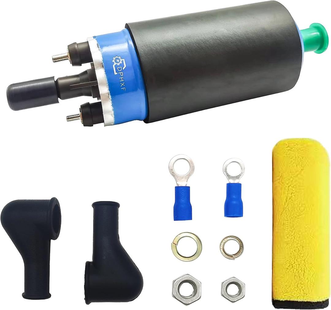 Masday 12V Gasoline Inline High Pressure Fuel Pump 200LPH High Flow 125PSI,16.4 Feet of Super Suction Power Universal Replacement 0580464070.