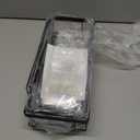 EUDELE Adhesive Shower Caddy, 5 Pack Rustproof Stainless Steel Bath Organizers With Large Capacity, No Drilling Shelves for Bathroom Storage & Home Decor (XL size, Black)